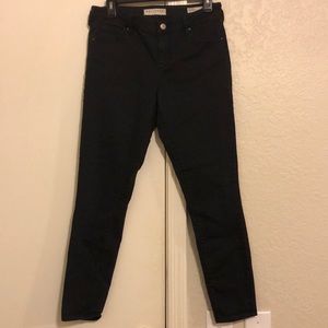 Mid Rise Skinny Black Jeans